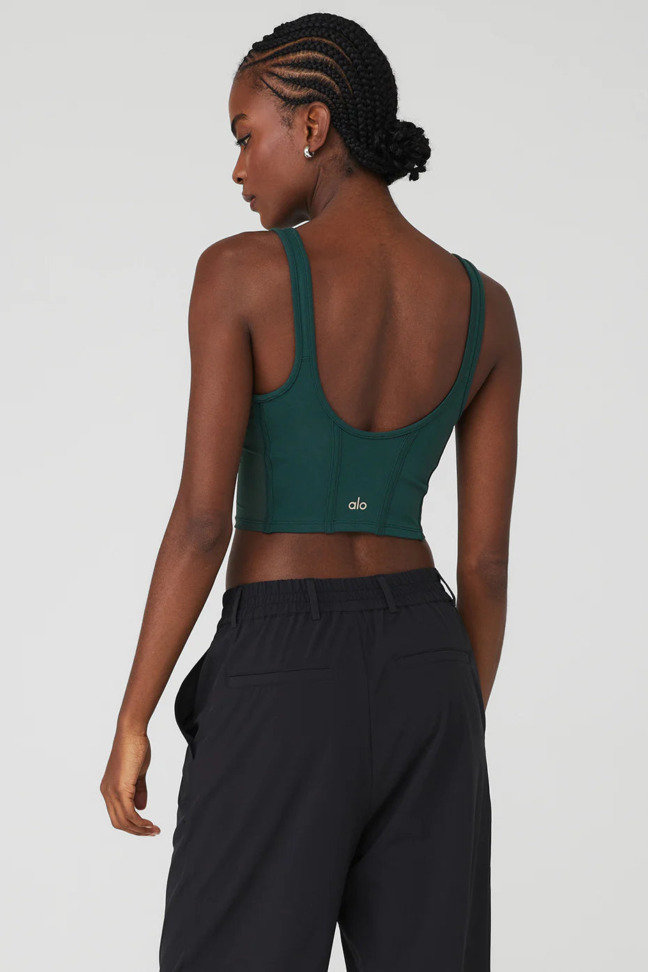 Airbrush Mesh Corset Tank